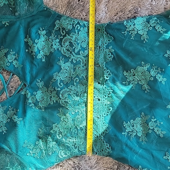 NWT Southern Fried Chics "Swept Away Dress" in Peacock - Large - Picture 7 of 9